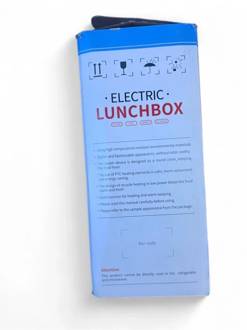 Electric Lunchbox Portable Food Warmer - Green